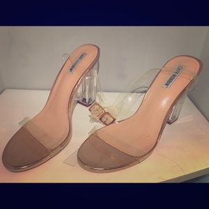 Cape Robbin acrylic block heels